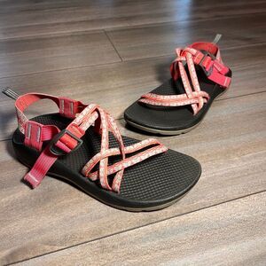 Chaco Pink Pattern Casual Waterproof‎ Sandals Women 6